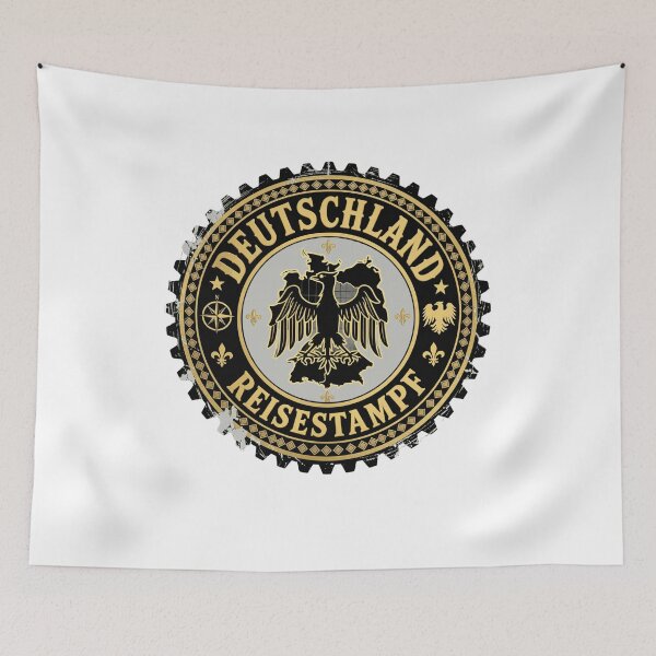 Item preview, Deutschland Reisestampf Germany Vintage Eagle Seal designed and sold by jeshands.