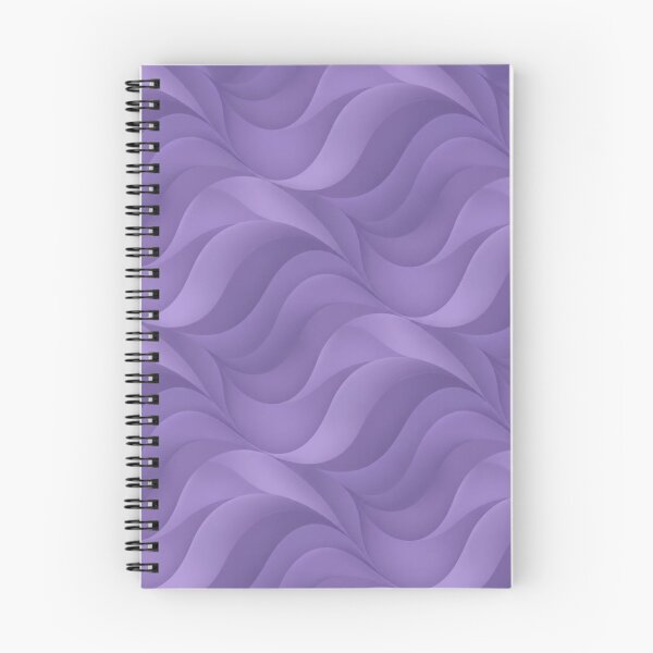 Item preview, Elegant Lilac Fluid Wave Monochromatic Seamless Pattern designed and sold by QCena.
