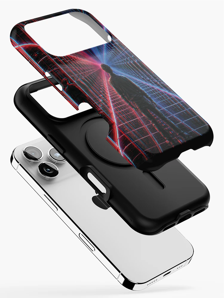 Thumbnail 2 of 4, iPhone Case, Recursion Ritual Anaglyph designed and sold by Jackoapple.