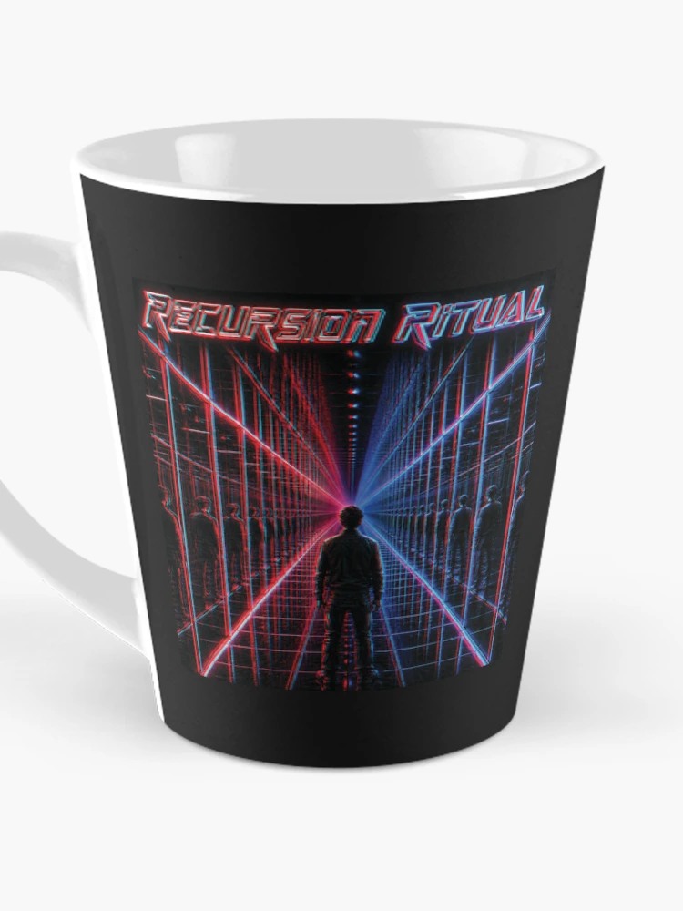 Thumbnail 3 of 4, Coffee Mug, Recursion Ritual Anaglyph designed and sold by Jackoapple.