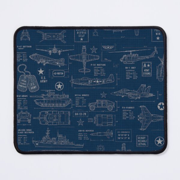 Item preview, Military Blueprint Schematics designed and sold by Military Insignia Products.