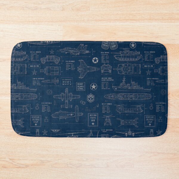 Item preview, Military Blueprint Schematics designed and sold by Military Insignia Products.