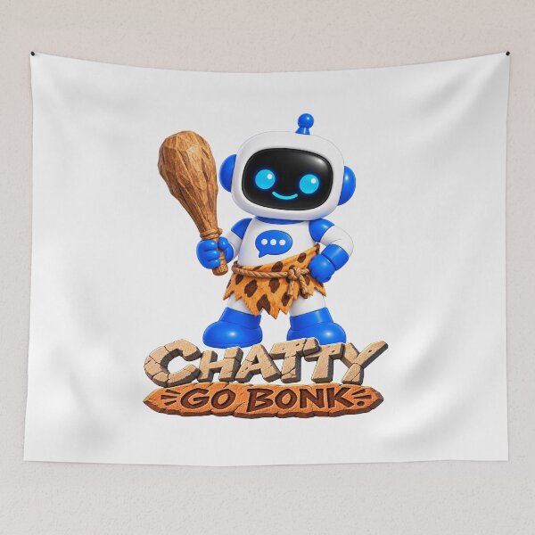 Item preview, Chatty SqueezBot. Chatty Go Bonk. designed and sold by BSCI Designs.