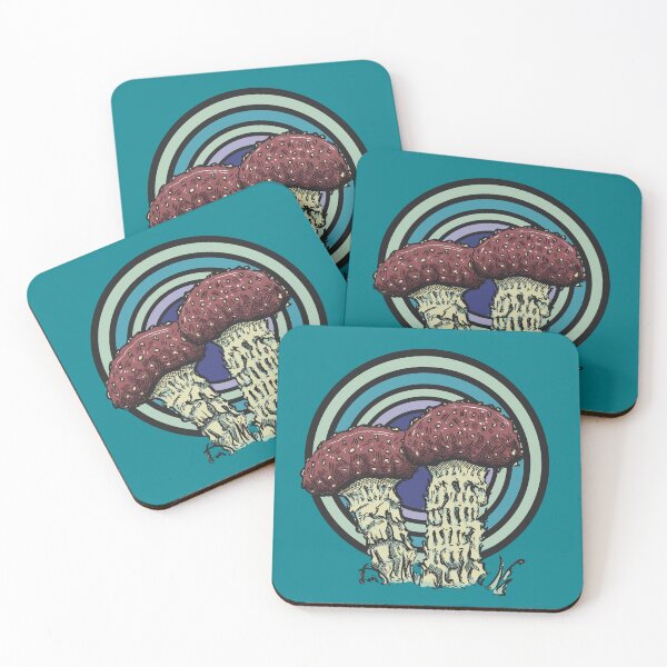 Item preview, Mystic Mushrooms art | Vintage Psychedelic Fungi  designed and sold by Half Mess.