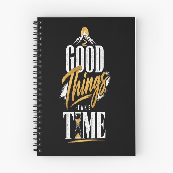 Item preview, Good Things Take Time – Motivational Typography designed and sold by v6ziix.