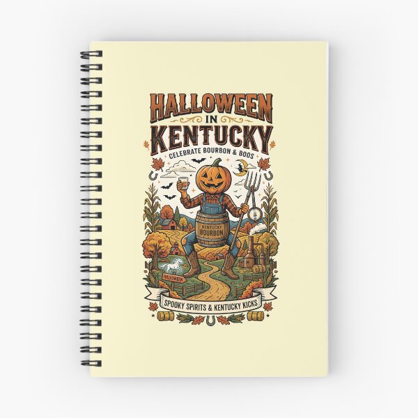 Item preview,  Halloween in Kentucky - Celebrate bourbon & boos designed and sold by ParadoxParadox.