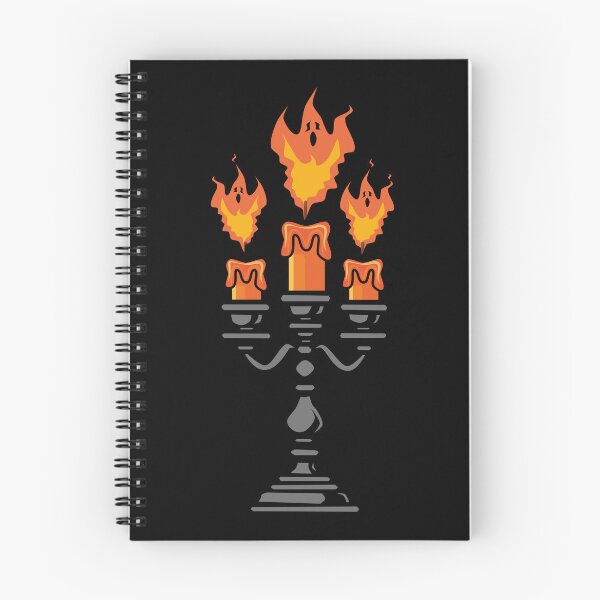 Item preview, Haunted Candle Flames – Spooky Gothic Halloween Illustration designed and sold by Rav3nArt.