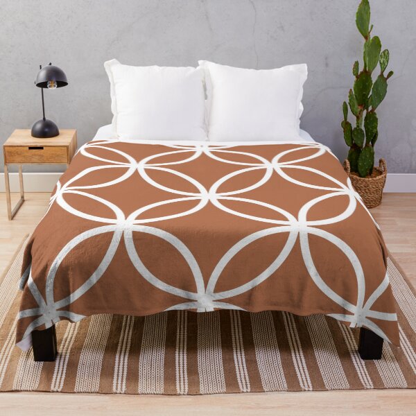 Item preview, Warm Toffee Geometric Circle Pattern designed and sold by GemsAnatomy.