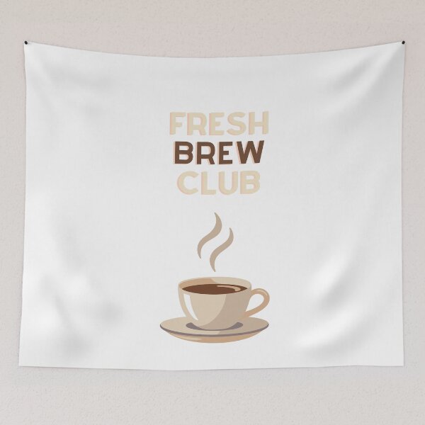 Item preview, Fresh Brew Club Graphic designed and sold by The Vault Shop.