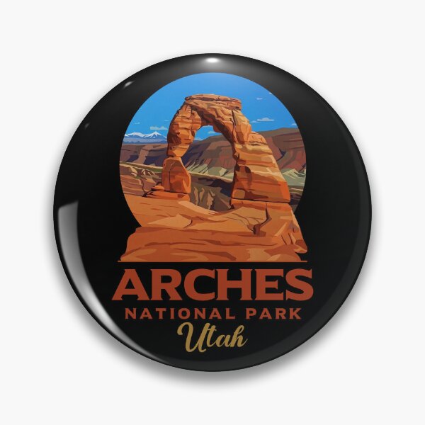 Item preview, Arches National Park Utah Vintage Art designed and sold by LinaValearte.