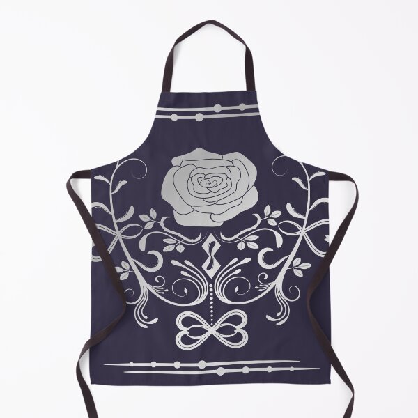Artikelvorschau, Rosenornament, silber entworfen und verkauft von RedPoppyStudio.