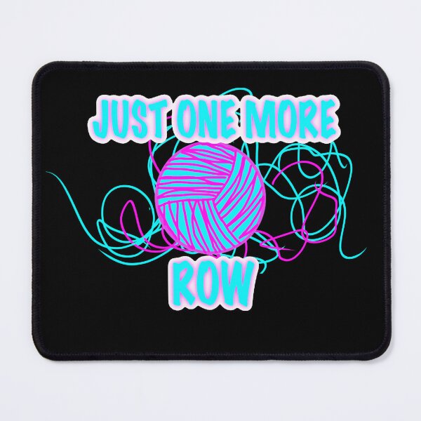 Item preview, Just One More Row – Funny Knitting Sticker designed and sold by ArtyWares.