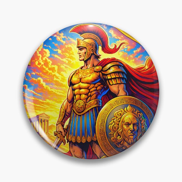 Item preview, Prince Achilles – Legendary Greek Warrior Art designed and sold by EASNFTCOL.