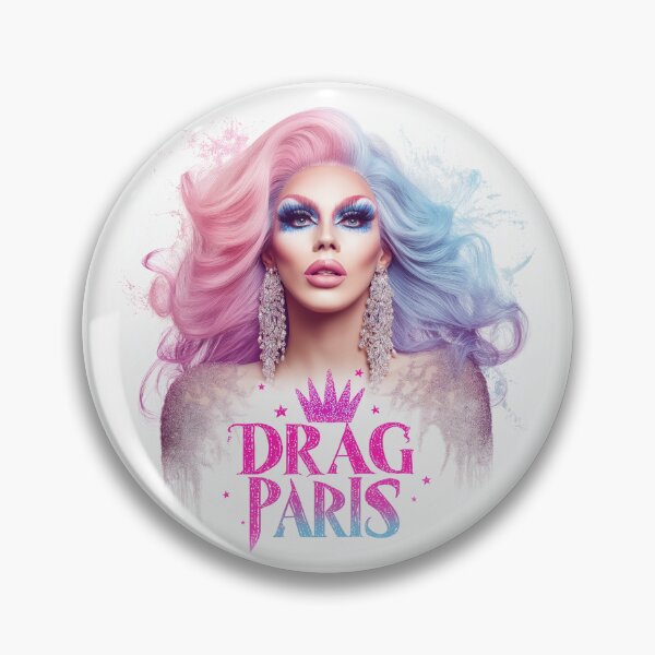 Item preview, Drag Paris – Glamorous Drag Queen, Eiffel Tower and Parisian Art designed and sold by ateliermnp.