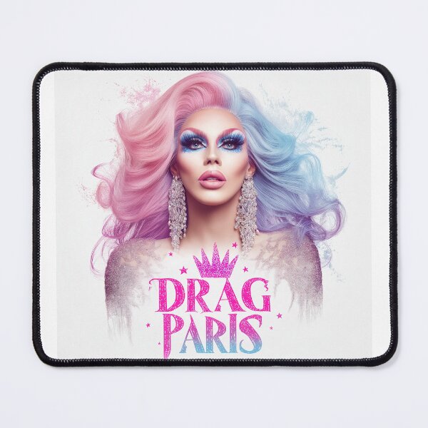 Item preview, Drag Paris – Glamorous Drag Queen, Eiffel Tower and Parisian Art designed and sold by ateliermnp.