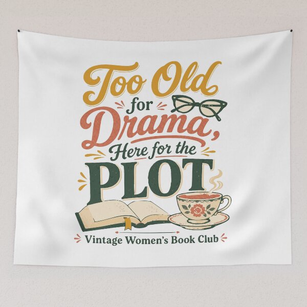 Item preview, Vintage woman Book Club Classic Literary Society Design designed and sold by JansenGS.