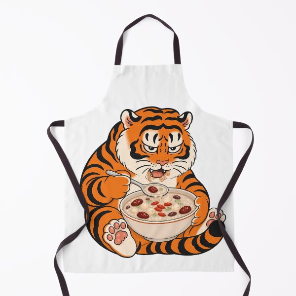 Item preview, Chubby Tiger Eating Eight Treasure Porridge designed and sold by aigcx.