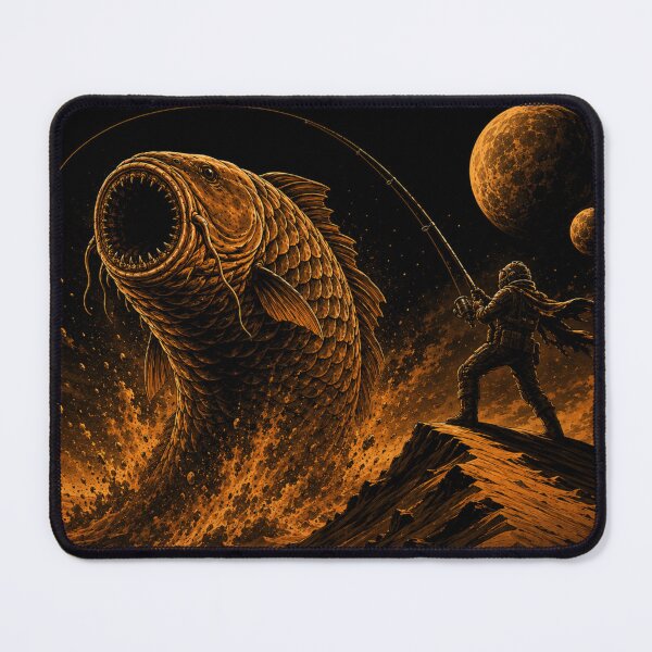 Item preview, The Spice Must Bait Desert Worm - Funny Sci-Fi Fishing Parody designed and sold by GeekAnglerStore.