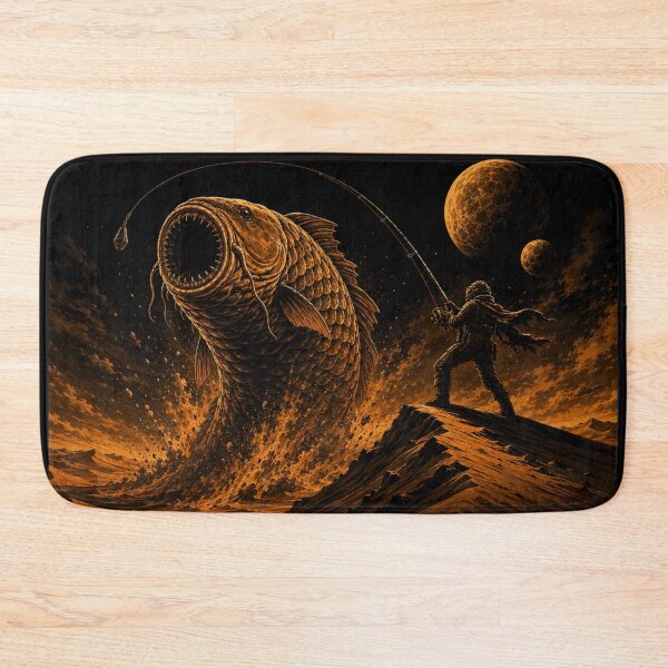 Item preview, The Spice Must Bait Desert Worm - Funny Sci-Fi Fishing Parody designed and sold by GeekAnglerStore.