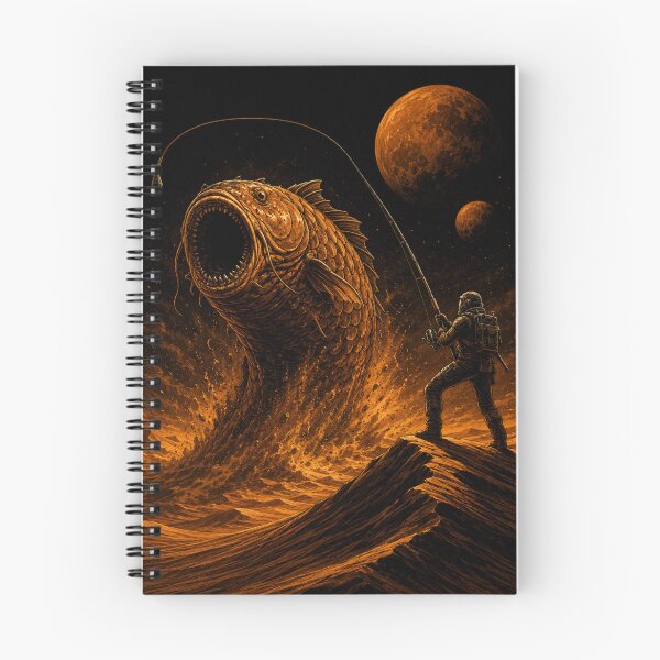 Item preview, The Spice Must Bait Desert Worm - Funny Sci-Fi Fishing Parody designed and sold by GeekAnglerStore.