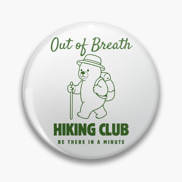 Item preview, Out of Breath Hiking Club Bear designed and sold by Auchi_Verse.
