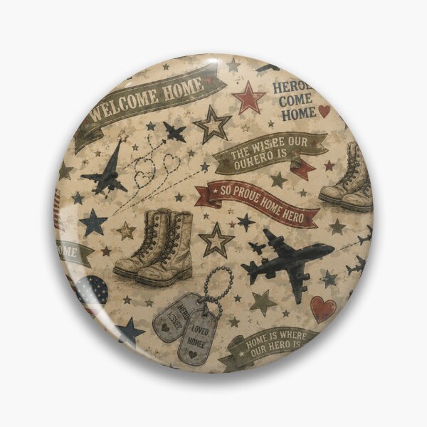 Item preview, Homecoming Pattern designed and sold by Military Insignia Products.