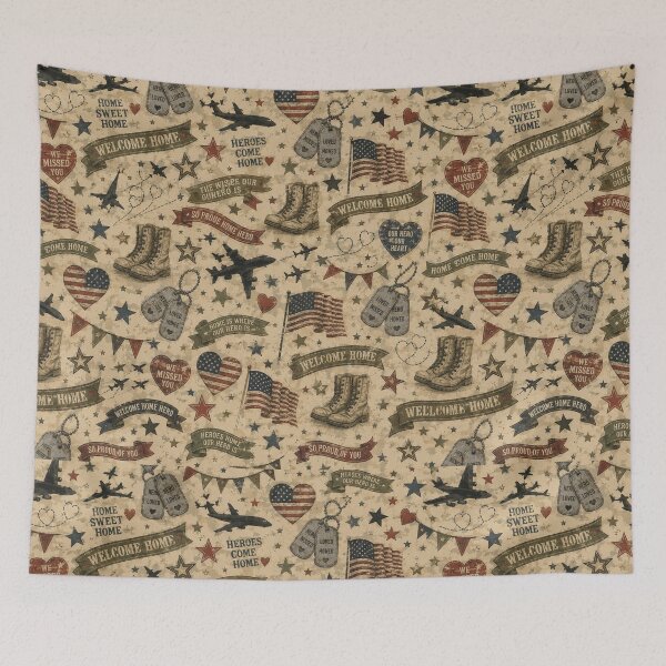 Item preview, Homecoming Pattern designed and sold by Military Insignia Products.