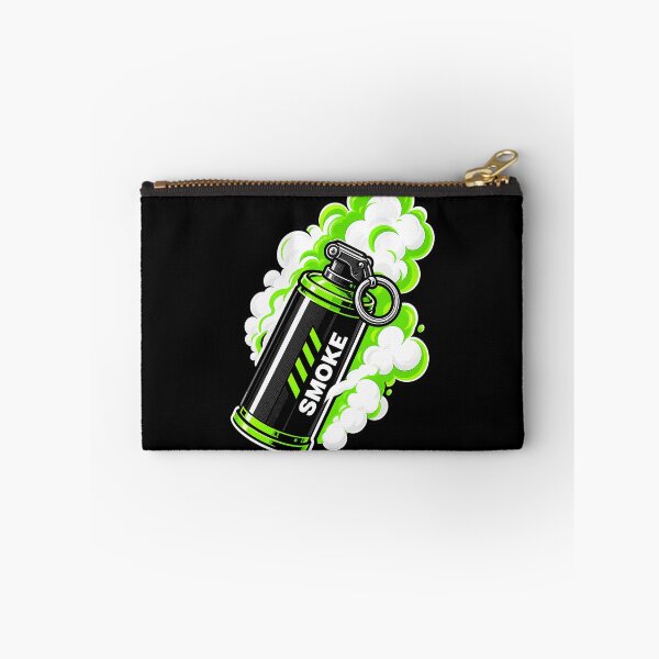 Item preview, Neon Green Smoke Grenade Gaming Sticker designed and sold by 3dleonardo.