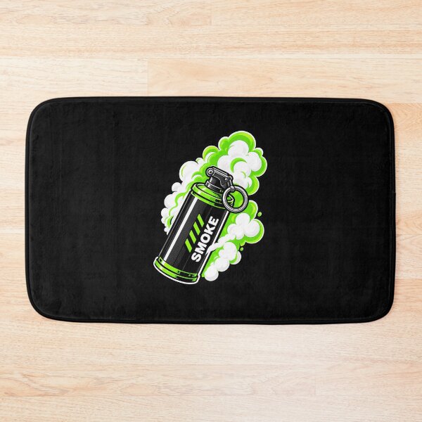 Item preview, Neon Green Smoke Grenade Gaming Sticker designed and sold by 3dleonardo.