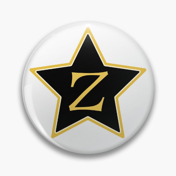 Item preview, Star Monogram Z Gold Black designed and sold by Jeallan Designs.