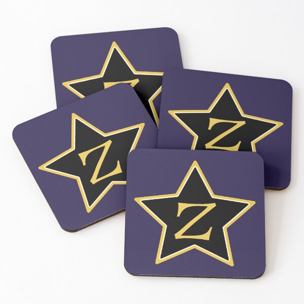 Item preview, Star Monogram Z Gold Black designed and sold by Jeallan Designs.