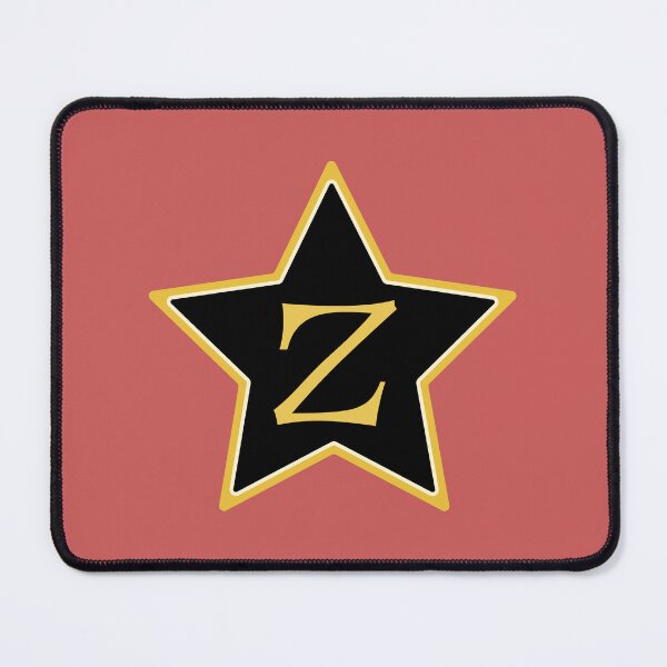 Item preview, Star Monogram Z Gold Black designed and sold by Jeallan Designs.