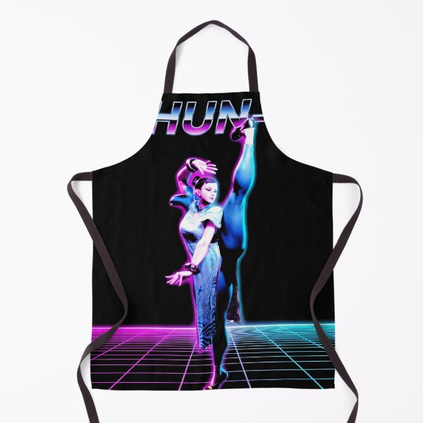 Item preview, Chun Li Street Fighter 6 Synthwave Gamer Graphic Tee designed and sold by Senpaiwaves.