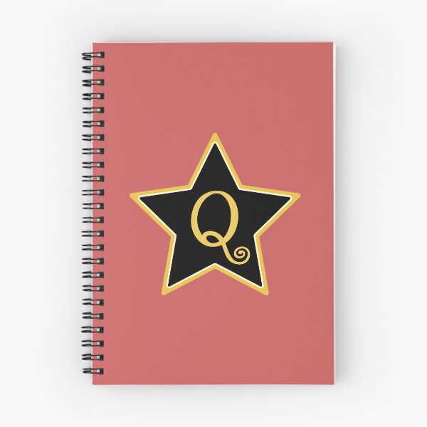 Item preview, Star Monogram Q Gold Black designed and sold by Jeallan Designs.