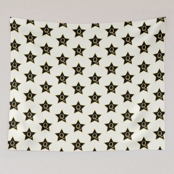 Item preview, Star Monogram Q Gold Black designed and sold by Jeallan Designs.