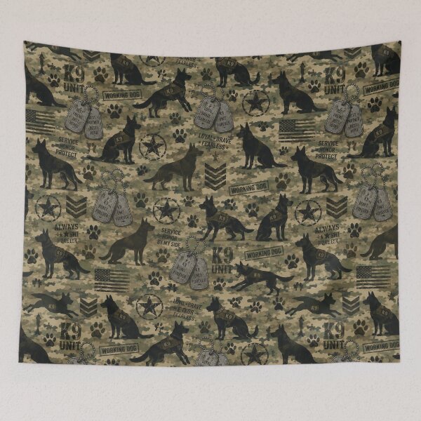 Item preview, Gritty K9 Military Camouflage designed and sold by Military Insignia Products.
