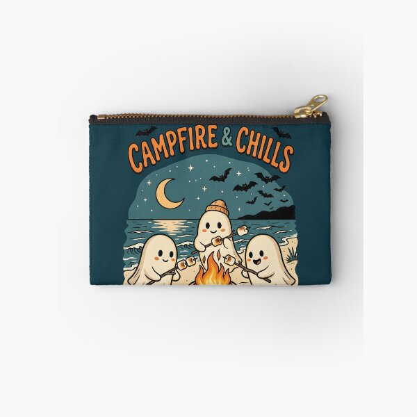 Item preview, "Campfire & Chills" Ghosts Beach Bonfire − Halloween Coastal Design designed and sold by Sea Gem.