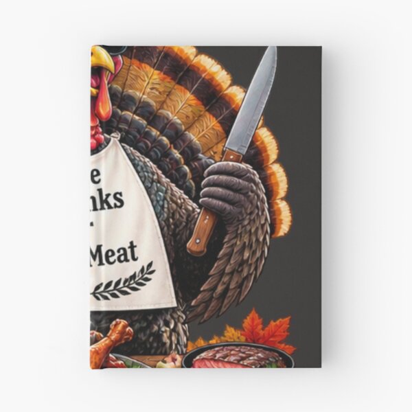 Item preview, THANKSGIVING- GIVE THANKS EAT MEAT designed and sold by CarnivoreGifts.
