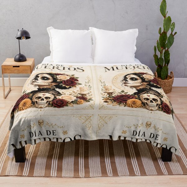 Item preview, Elegant Mexican Day of the Dead Poster designed and sold by DoveArtDesigns.
