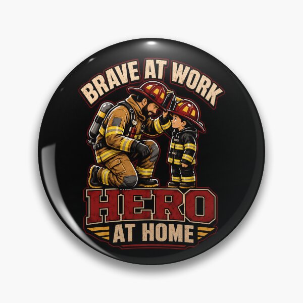 Item preview, Brave firefighter with child design Fireman designed and sold by rafaeltto.