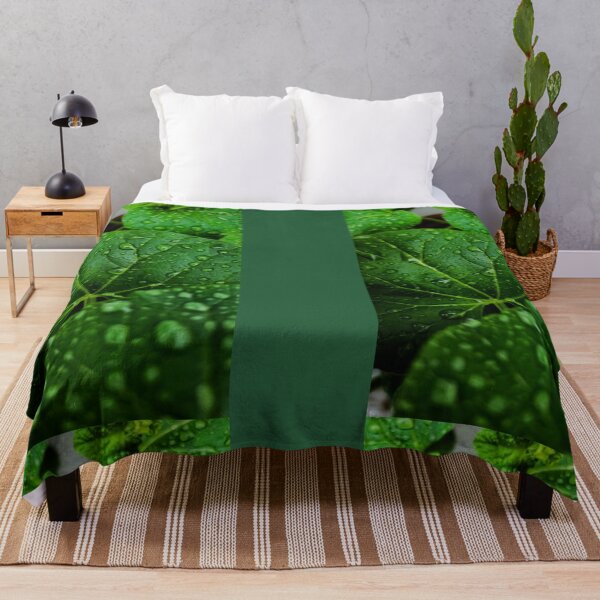 Item preview, Green Plant with Water Droplets designed and sold by Dew Drop Designs.