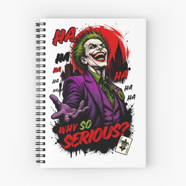 Item preview, Why So Serious? - Joker Laughing Graphic Art designed and sold by PoppaBear71.