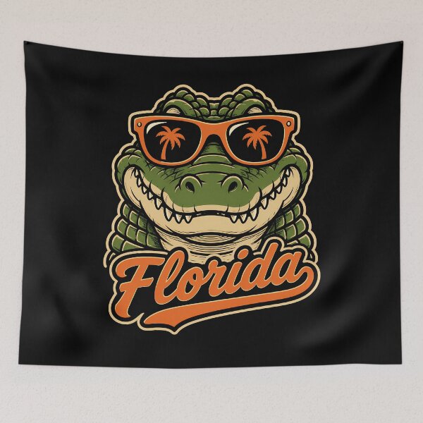 Item preview, Cool Alligator Florida Design with Sunglasses designed and sold by rafaeltto.