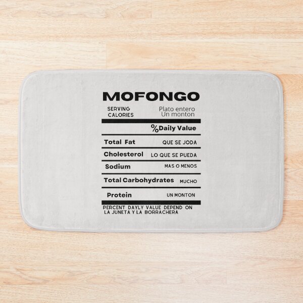 Item preview, Puerto rican Mofongo nutrition facts Navidad Boricua designed and sold by erozzz.
