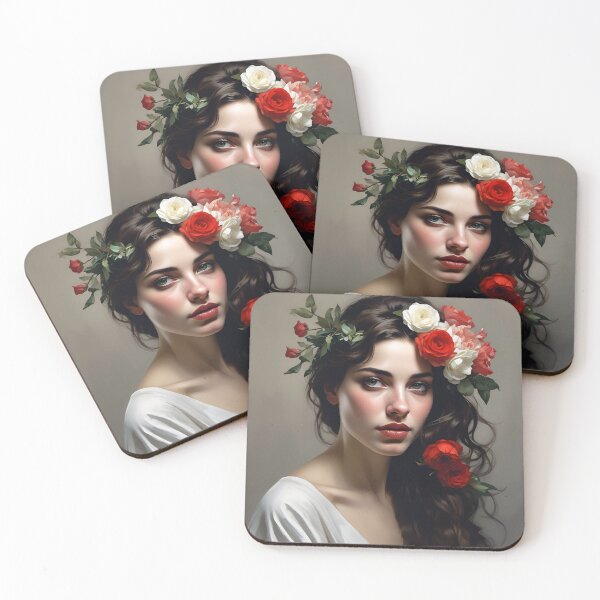 Item preview, Woman with flowers  designed and sold by MK26Designs.