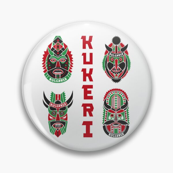 Item preview, Bulgarian Kukeri Masks Traditional Folk Art designed and sold by Ekaterina  Biserova.
