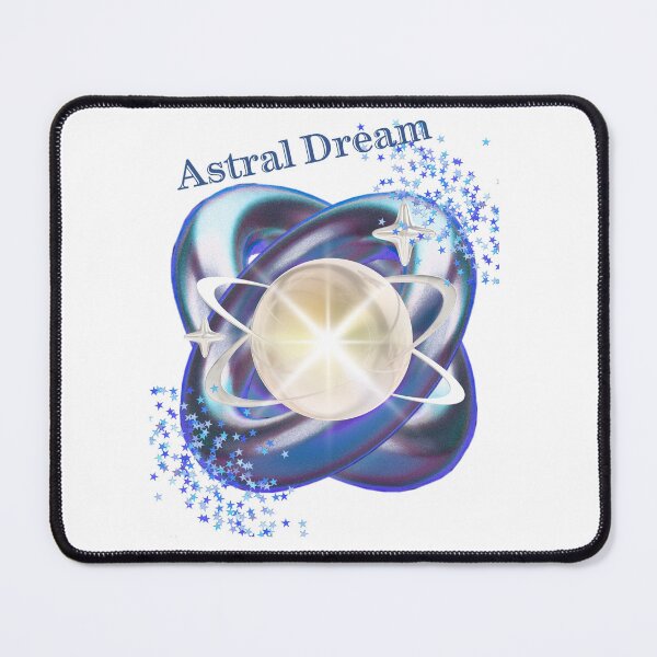 Item preview, Astral Dream 3D Cosmic Celestial Sphere with Glowing Stars and Rings designed and sold by MinimalAurashop.