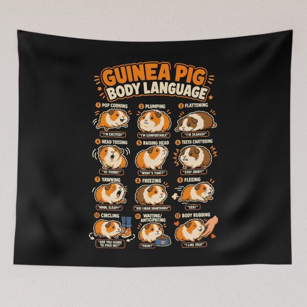 Item preview, Guinea Pig Body Language Guide for Pet Lovers designed and sold by rafaeltto.