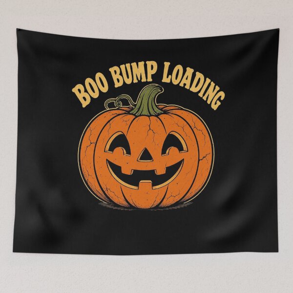 Aperçu de l'œuvre Annonce de grossesse : révélation d'Halloween Boo Bump en cours créée et vendue par clothesy7.
