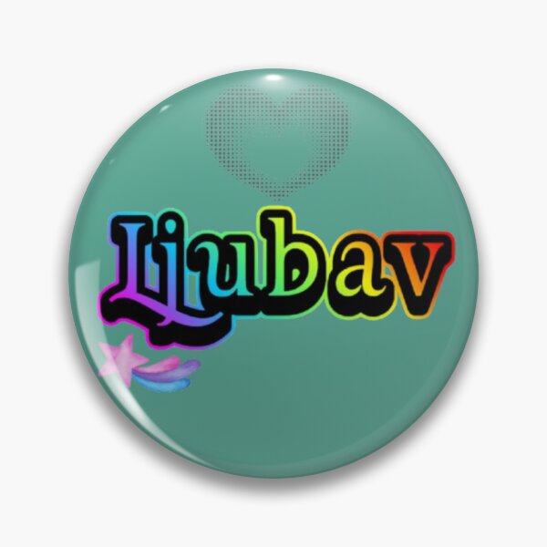 Item preview, Ljubav Croatian Love Quote Rainbow Spectrum Typography designed and sold by Miheerala.